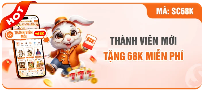 sc88 tặng thành viên mới 68k